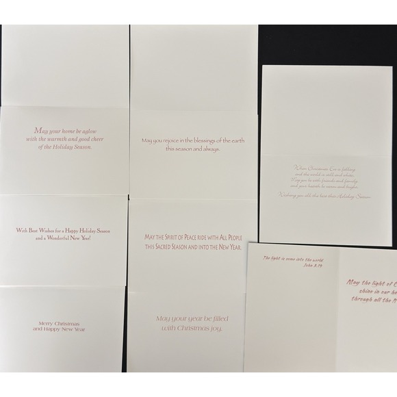 Vtg Leanin Tree Native American Indian Greeting Card Lot Of 8 1990's - Picture 2 of 3